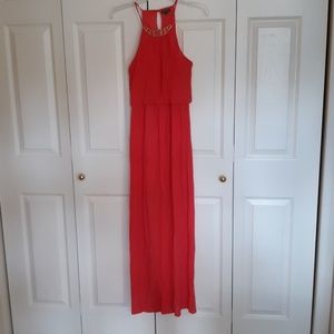 Lily Rose Red Maxi Dress